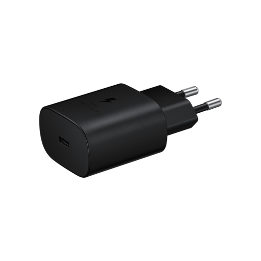 Samsung TypeC HızlıŞarj Adaptör25W-Siyah Şarj Cihazları