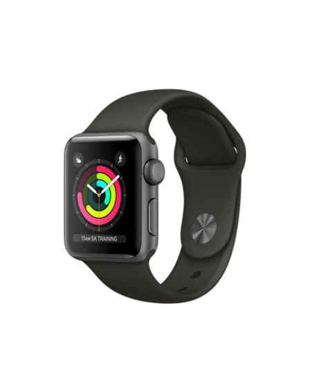 Apple W S3 42mm S. Grey Case Black SBand Giyilebilir Teknoloji