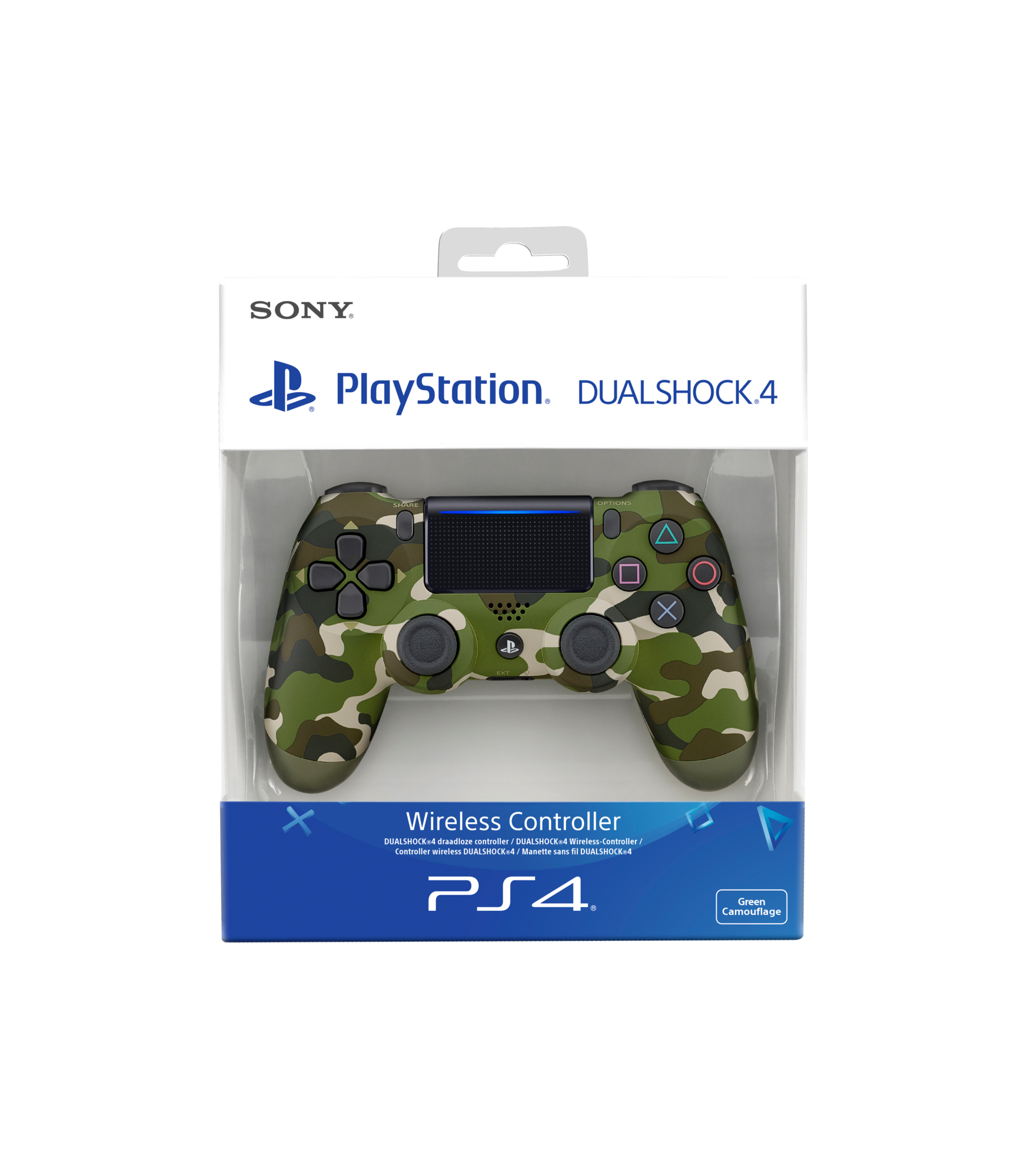 PS4 Dualshock Cont Green Cammo V2 Oyun Konsolu Aksesuarları