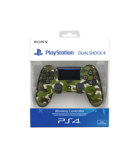 PS4 Dualshock Cont Green Cammo V2 Oyun Konsolu Aksesuarları