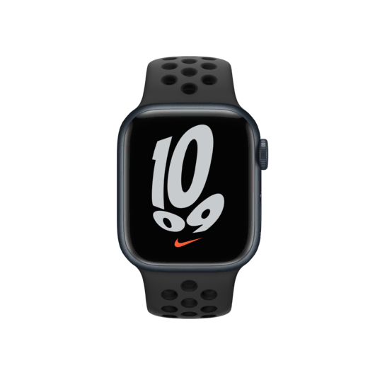 Apple Watch Nike S7, 41mm Gece Yarısı Giyilebilir Teknoloji