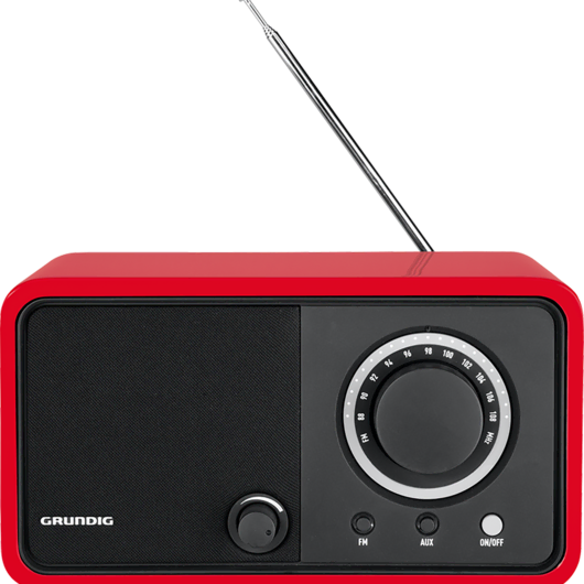 GRUNDIG TR 1200 Glossy Red Radyo