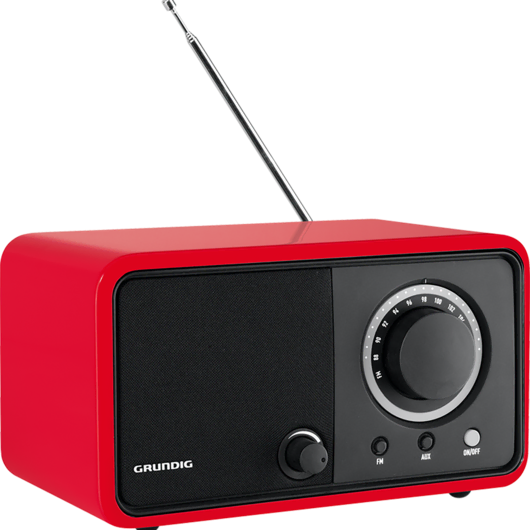 GRUNDIG TR 1200 Glossy Red Radyo