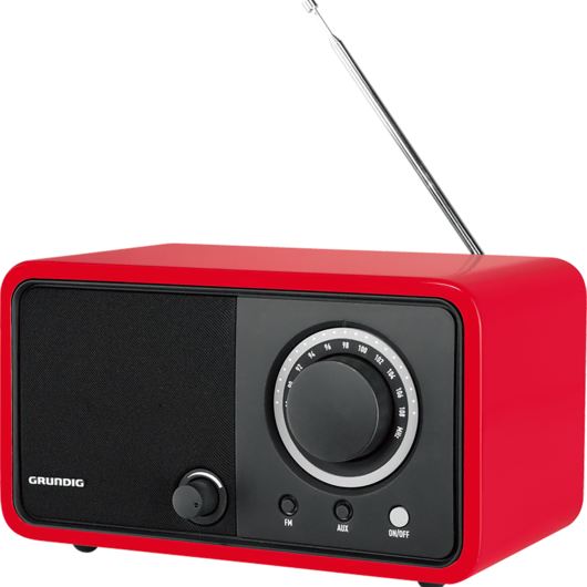 GRUNDIG TR 1200 Glossy Red Radyo