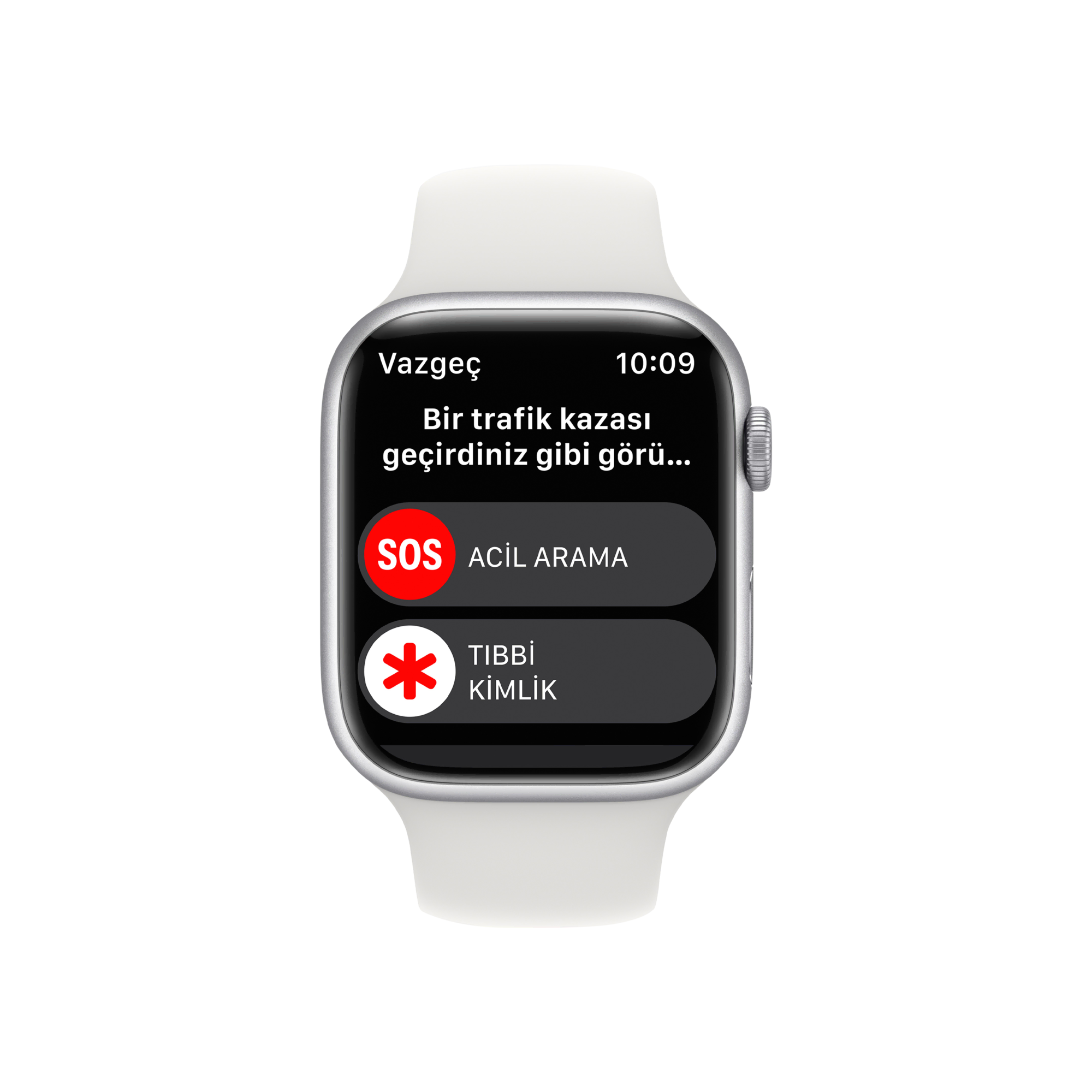 Apple Watch Series 8, 45mm Gümüş Akıllı Saat