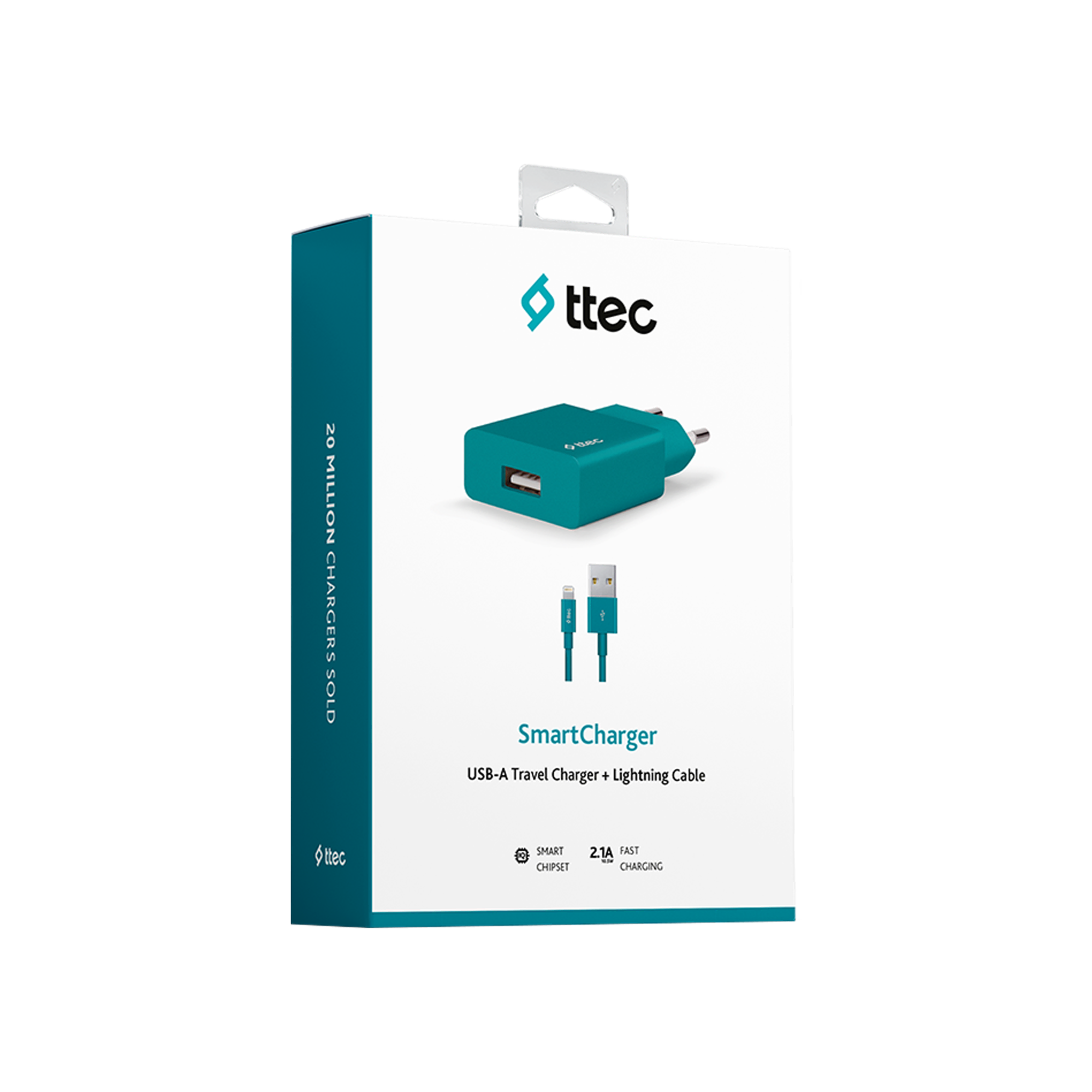 Ttec SmartCharger Adaptör+Lightng Trkuaz Şarj Cihazları