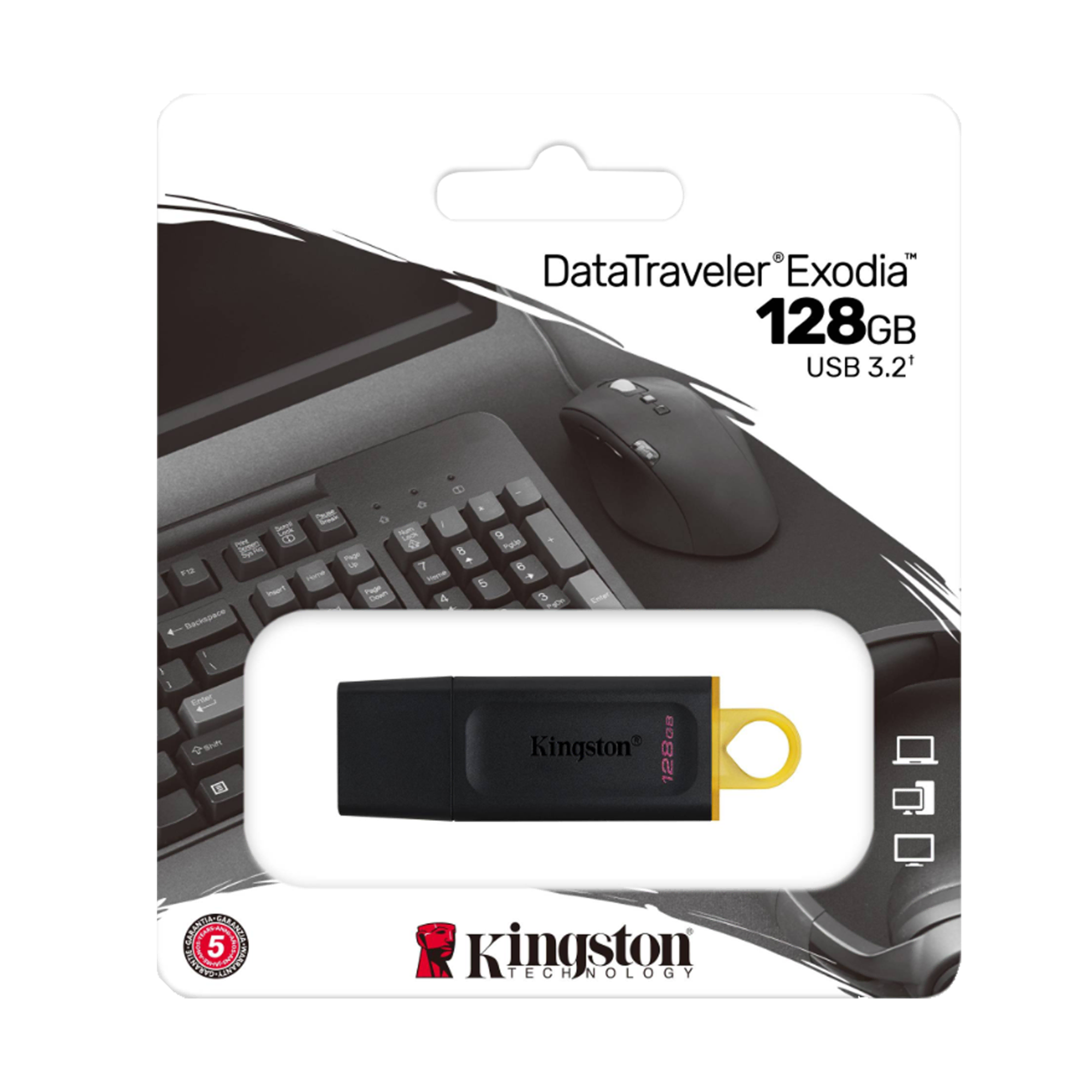 Kingston 128 GB USB Bellek - DTX/128GB  Çevre Birimleri