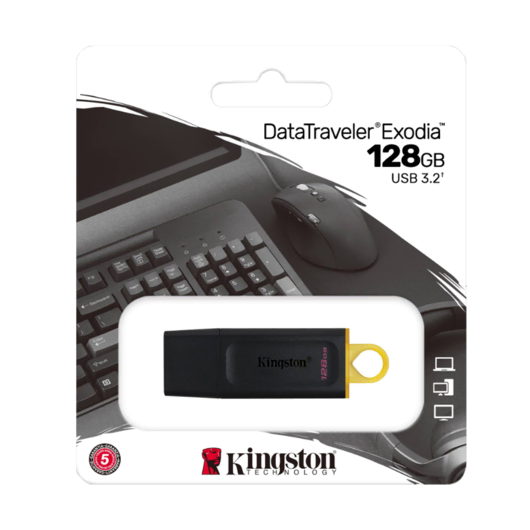 Kingston 128 GB USB Bellek - DTX/128GB  Çevre Birimleri